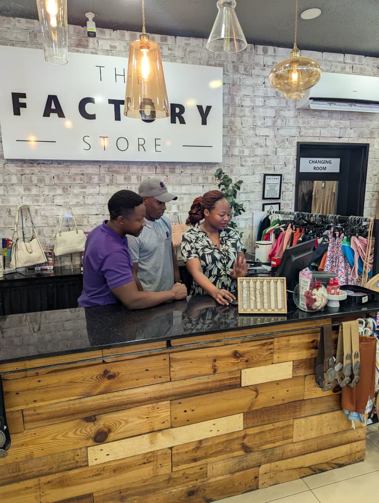 Simply Accounting team supporting a local retail business